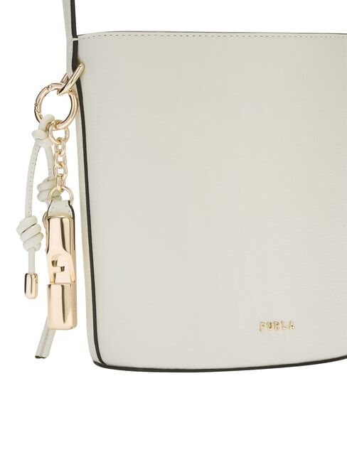 ROXIE Sac seau bandouli&egrave;re en cuir Ares CR&Egrave;ME - Sacs pour Femme