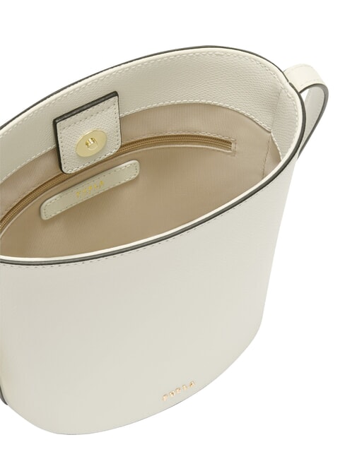 ROXIE Sac seau bandouli&egrave;re en cuir Ares CR&Egrave;ME - Sacs pour Femme