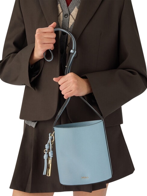 ROXIE Sac seau bandouli&egrave;re en cuir Ares papier de sucre - Sacs pour Femme