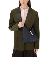 FURLA GOCCIA Sac bandouli&egrave;re en cuir bleu encre - Sacs pour Femme - 2