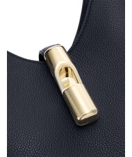 FURLA GOCCIA Sac bandouli&egrave;re en cuir bleu encre - Sacs pour Femme - 8