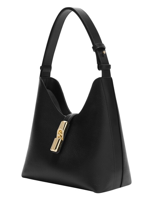 GOCCIA Sac bandouli&egrave;re en cuir Noir - Sacs pour Femme