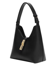 FURLA GOCCIA Sac bandouli&egrave;re en cuir Noir - Sacs pour Femme - 5