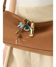 FURLA DEBBY Sac bandouli&egrave;re en cuir Brandy - Sacs pour Femme - 4