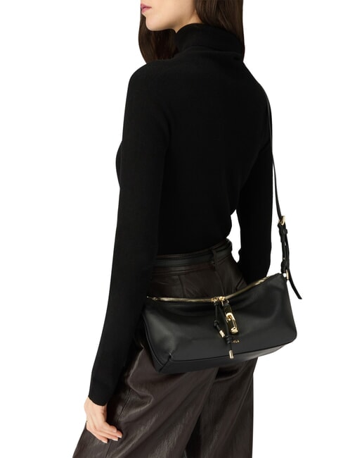 DEBBY Sac bandouli&egrave;re en cuir Noir - Sacs pour Femme