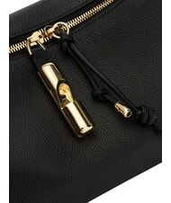 FURLA DEBBY Sac bandouli&egrave;re en cuir Noir - Sacs pour Femme - 4