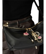 FURLA DEBBY Sac bandouli&egrave;re en cuir Noir - Sacs pour Femme - 5