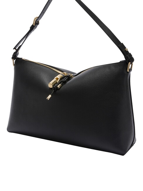 DEBBY Sac bandouli&egrave;re en cuir Noir - Sacs pour Femme