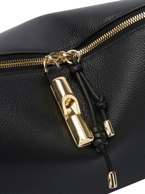 DEBBY Sac bandouli&egrave;re en cuir Noir - Sacs pour Femme