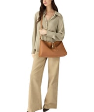 FURLA DEBBY Sac bandouli&egrave;re en cuir Brandy - Sacs pour Femme - 2