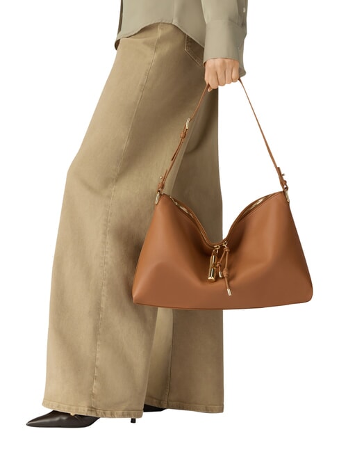 DEBBY Sac bandouli&egrave;re en cuir Brandy - Sacs pour Femme