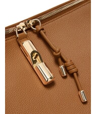 FURLA DEBBY Sac bandouli&egrave;re en cuir Brandy - Sacs pour Femme - 7