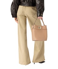 FURLA AMELIA Mini sac &agrave; main avec bandouli&egrave;re caramel au beurre - Sacs pour Femme - 3