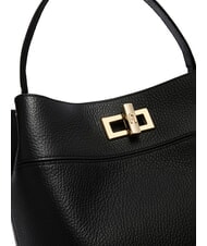 FURLA AMELIA Mini sac &agrave; main avec bandouli&egrave;re Noir - Sacs pour Femme - 6