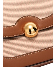 FURLA MOONLIGHT Mini sac bandouli&egrave;re en cuir tons cognac - Sacs pour Femme - 6