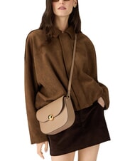 FURLA MOONLIGHT Mini sac &agrave; bandouli&egrave;re caramel au beurre - Sacs pour Femme - 3