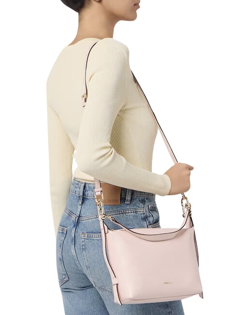 TONIE Petit sac en cuir avec bandouli&egrave;re rose poudr&eacute; - Sacs pour Femme