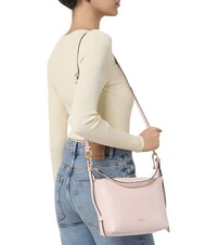 FURLA TONIE Petit sac en cuir avec bandouli&egrave;re rose poudr&eacute; - Sacs pour Femme - 2
