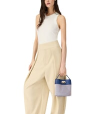 FURLA AMELIA Petit sac seau, &agrave; main tons indigo - Sacs pour Femme - 2