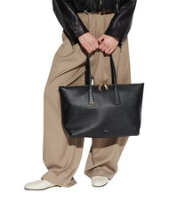 FURLA OLIVIA sac cabas bandouli&egrave;re en cuir Noir - Sacs pour Femme - 2