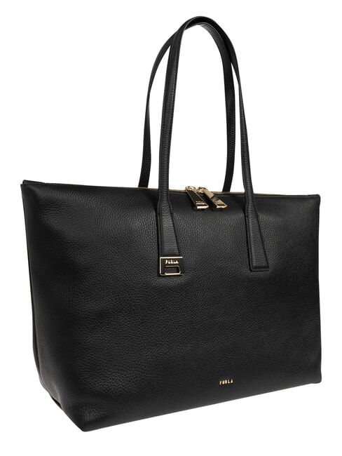 OLIVIA sac cabas bandouli&egrave;re en cuir Noir - Sacs pour Femme
