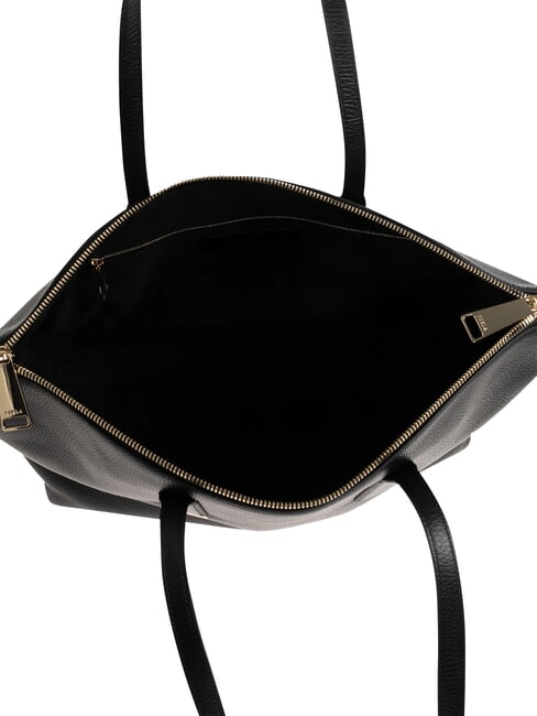 OLIVIA sac cabas bandouli&egrave;re en cuir Noir - Sacs pour Femme