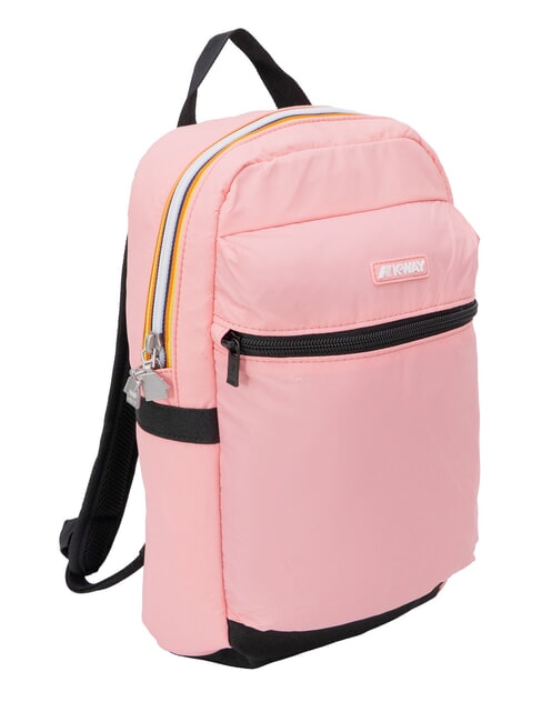 LAON Petit sac &agrave; dos en nylon g&eacute;ranium rose - Sacs &agrave; dos pour l'&Eacute;cole & les Loisirs