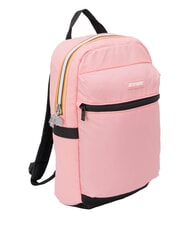 KWAY LAON Petit sac &agrave; dos en nylon g&eacute;ranium rose - Sacs &agrave; dos pour l'&Eacute;cole & les Loisirs - 3
