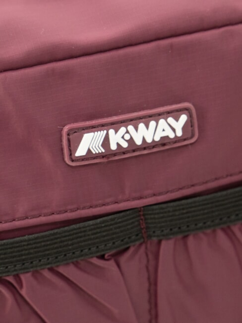 ALBAS Trousse de beaut&eacute; double zip avec poches vin violet mauve - Trousses