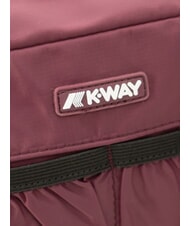 KWAY ALBAS Trousse de beaut&eacute; double zip avec poches vin violet mauve - Trousses - 3