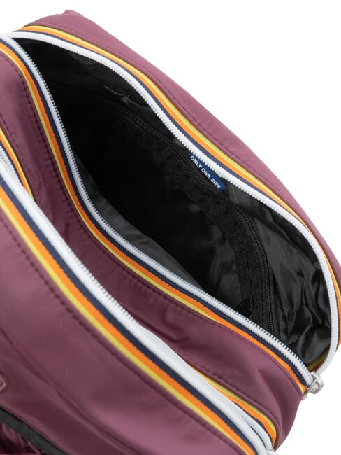 ALBAS Trousse de beaut&eacute; double zip avec poches vin violet mauve - Trousses