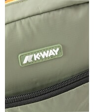 KWAY ERLOY Sac en nylon avec poche lichen vert - Sacs en Bandouli&egrave;res pour Homme - 3