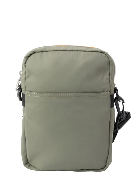 ERLOY Sac en nylon avec poche lichen vert - Sacs en Bandouli&egrave;res pour Homme
