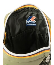 KWAY ERLOY Sac en nylon avec poche lichen vert - Sacs en Bandouli&egrave;res pour Homme - 5