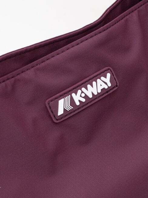 CLERE Sac fourre-tout &agrave; bandouli&egrave;re vin violet mauve - Sacs pour Femme