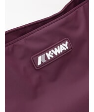KWAY CLERE Sac fourre-tout &agrave; bandouli&egrave;re vin violet mauve - Sacs pour Femme - 3