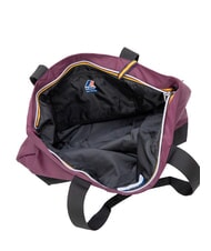 KWAY CLERE Sac fourre-tout &agrave; bandouli&egrave;re vin violet mauve - Sacs pour Femme - 5