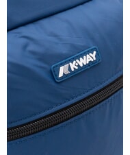 KWAY LAON Petit sac &agrave; dos en nylon insigne bleu - Sacs &agrave; dos pour l'&Eacute;cole & les Loisirs - 4