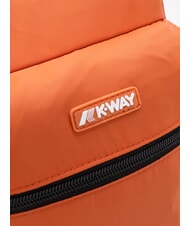 KWAY LAON Petit sac &agrave; dos en nylon brun orang&eacute; - Sacs &agrave; dos pour l'&Eacute;cole & les Loisirs - 3
