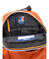 KWAY LAON Petit sac &agrave; dos en nylon brun orang&eacute; - Sacs &agrave; dos pour l'&Eacute;cole & les Loisirs - 5