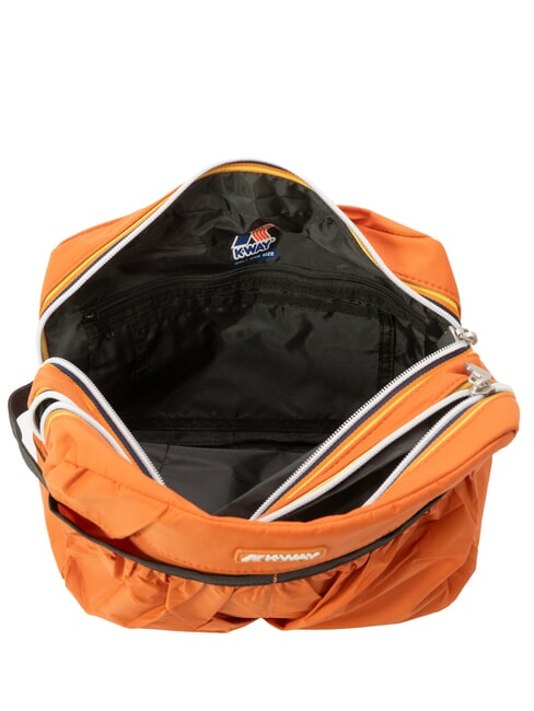 ALBAS Trousse de beaut&eacute; double zip avec poches brun orang&eacute; - Trousses