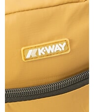 KWAY ERLOY Sac en nylon avec poche bistre brun - Sacs en Bandouli&egrave;res pour Homme - 3