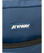 KWAY ERLOY Sac en nylon avec poche insigne bleu - Sacs en Bandouli&egrave;res pour Homme - 3