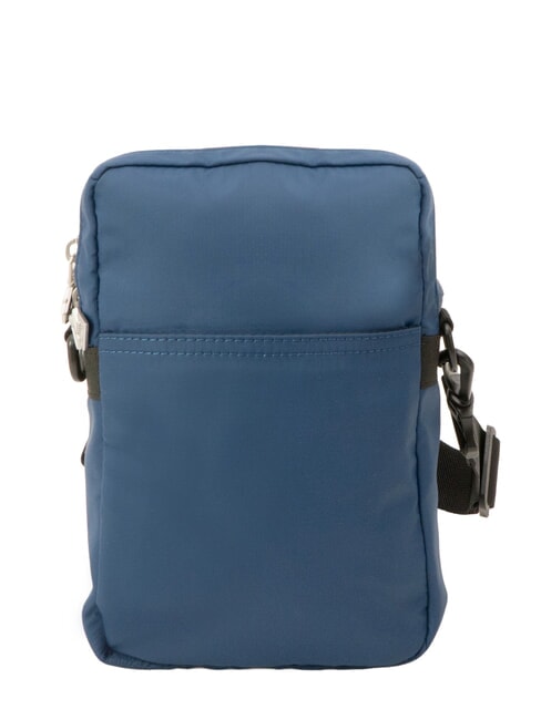 ERLOY Sac en nylon avec poche insigne bleu - Sacs en Bandouli&egrave;res pour Homme
