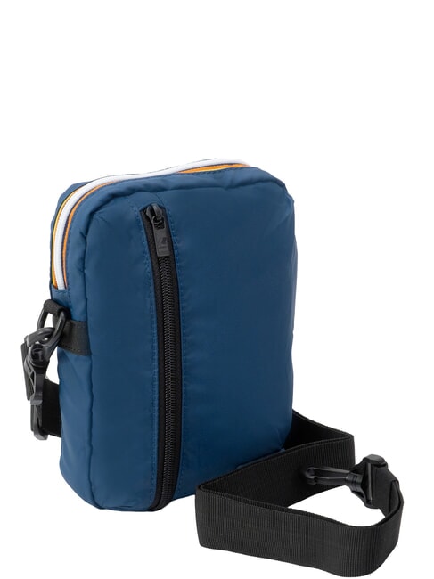 BARBITON Sac en nylon insigne bleu - Sacs en Bandouli&egrave;res pour Homme