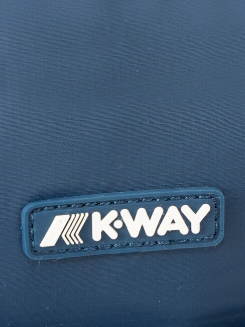 BARBITON Sac en nylon insigne bleu - Sacs en Bandouli&egrave;res pour Homme