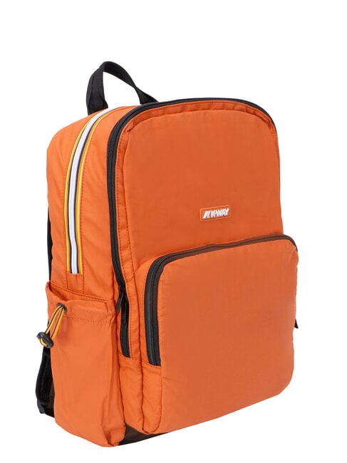 GIZY Sac &agrave; dos en nylon pour ordinateur portable 15" brun orang&eacute; - Sacs &agrave; dos pour ordinateur portable