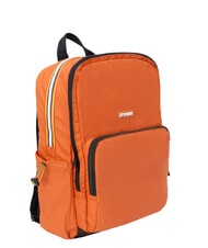 KWAY GIZY Sac &agrave; dos en nylon pour ordinateur portable 15" brun orang&eacute; - Sacs &agrave; dos pour ordinateur portable - 4