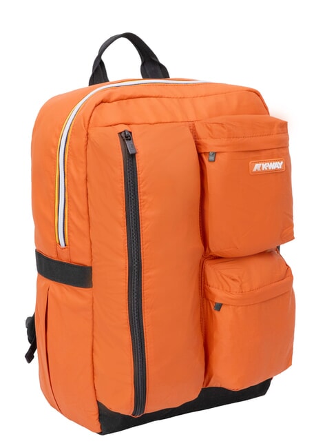 AMBERT Sac &agrave; dos pour ordinateur portable 15,6" brun orang&eacute; - Sacs &agrave; dos pour ordinateur portable