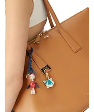 FURLA OLIVIA sac cabas bandouli&egrave;re en cuir tabac - Sacs pour Femme - 3